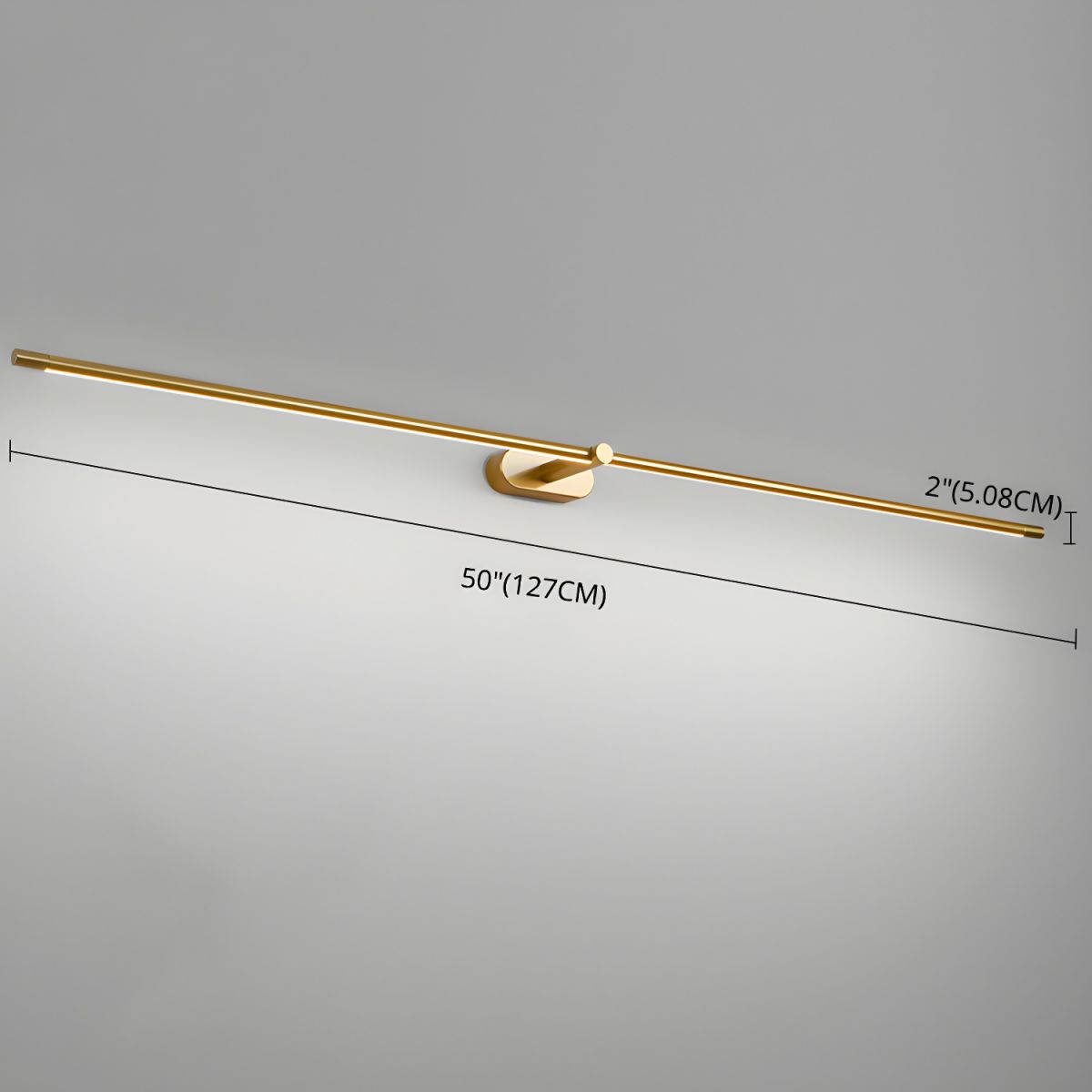 Minimalist Linear Plug-in Wall Lamp