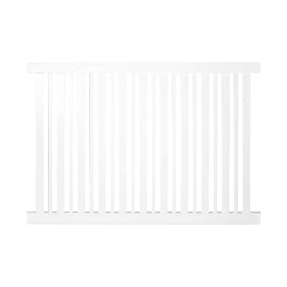 Weatherables Sarasota 4 ft. H x 6 ft. W White Vinyl Pool Fence Panel PWPO-ALTNR-4x6