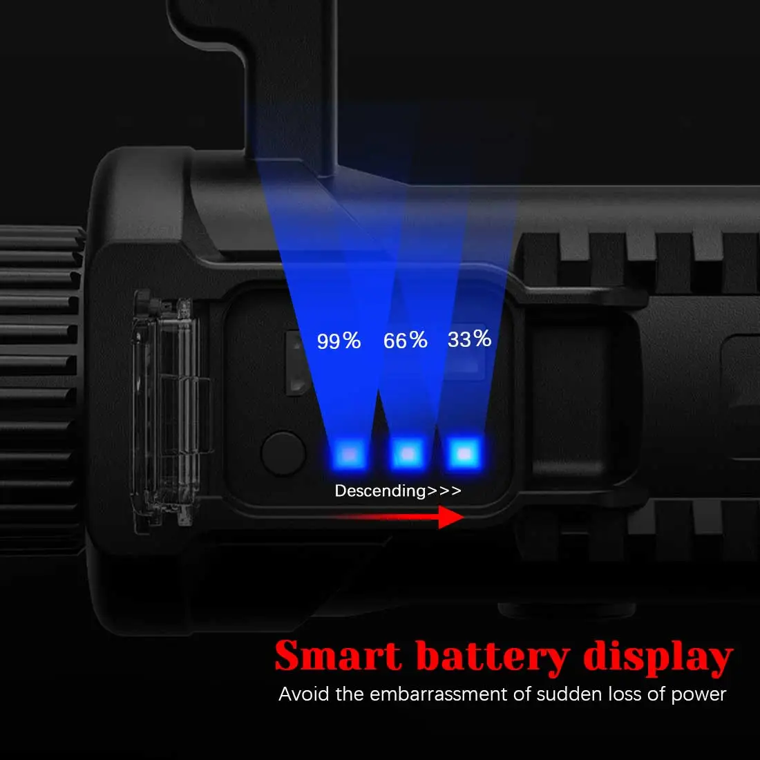 ⏰  Promotion 49% OFF - Rechargeable Handheld Spotlight Flashlight 90