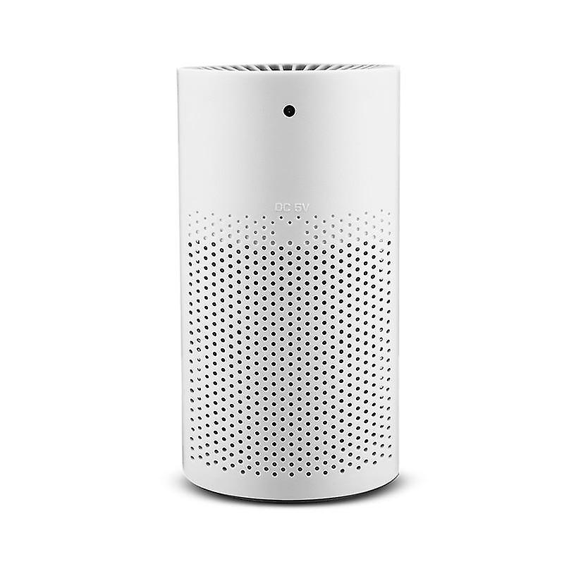 Portable air purifier negative ion air cleaner (white)