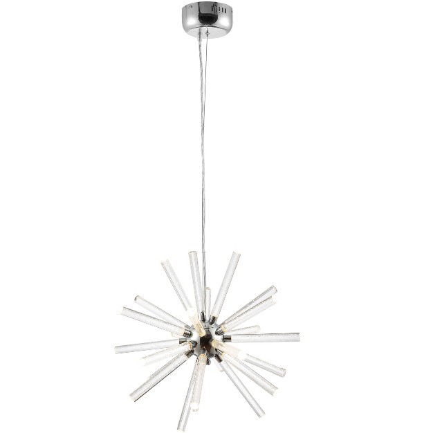 Gema Led Pendant Chrome clear Safavieh