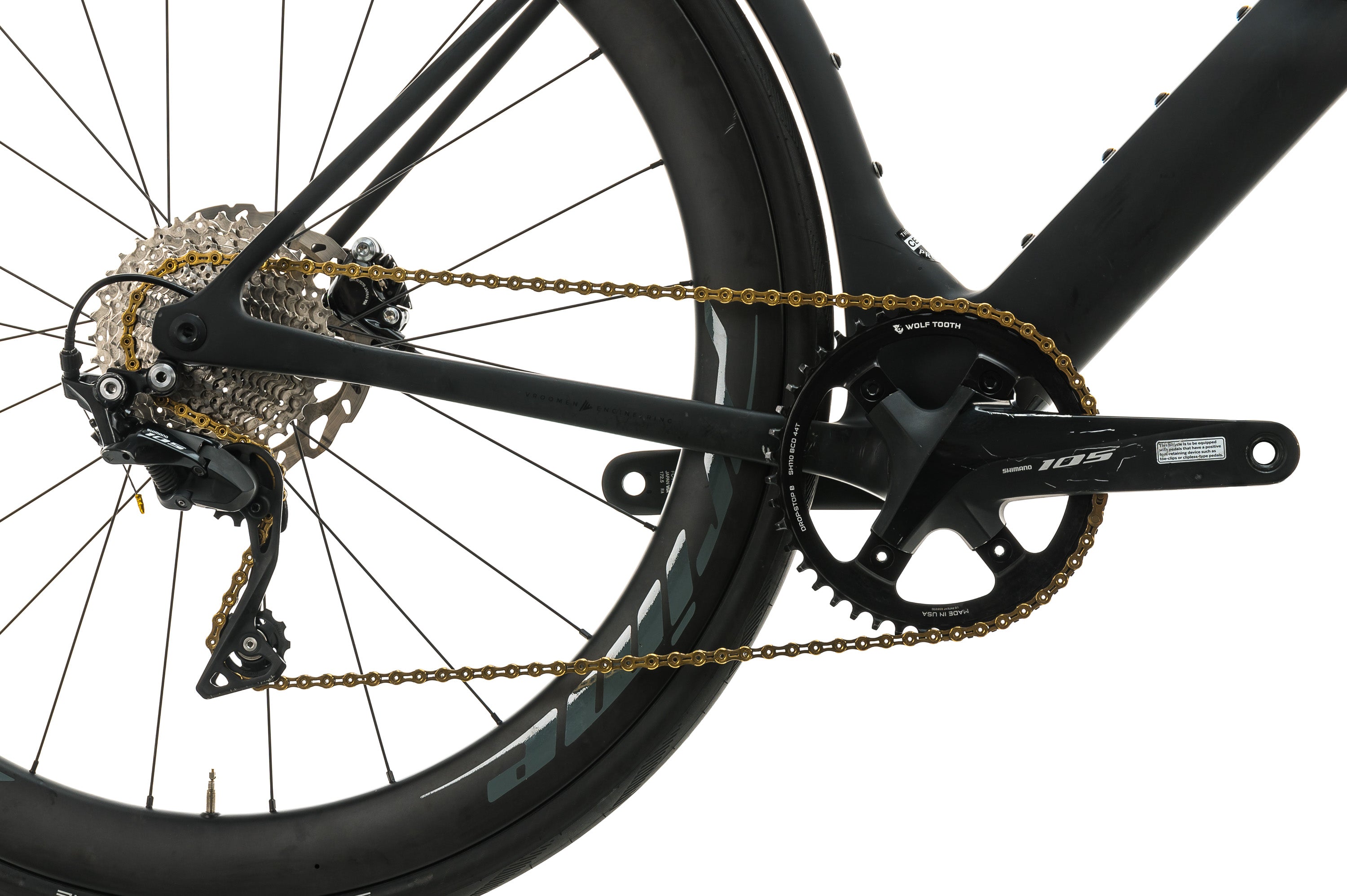 3T Strada Team Stealth Road Bike - 2019, Medium