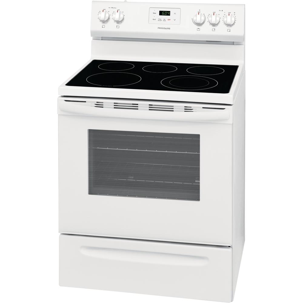 Frigidaire 30-inch Freestanding Electric Range with Even Baking Technology FCRE305CAW