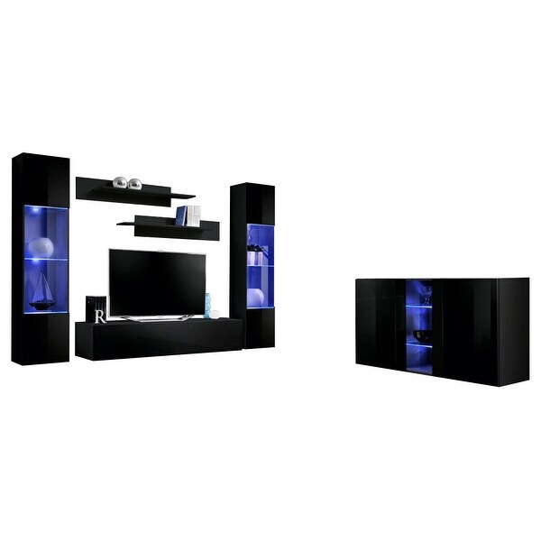 Fly SBI-A3 Wall Mounted Floating Modern Entertainment Center