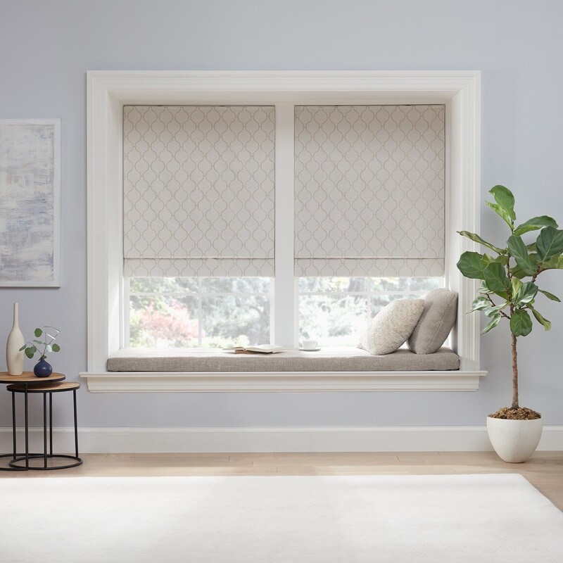 Eclipse Darien Ogee 100% Total Blackout Cordless Roman Shade