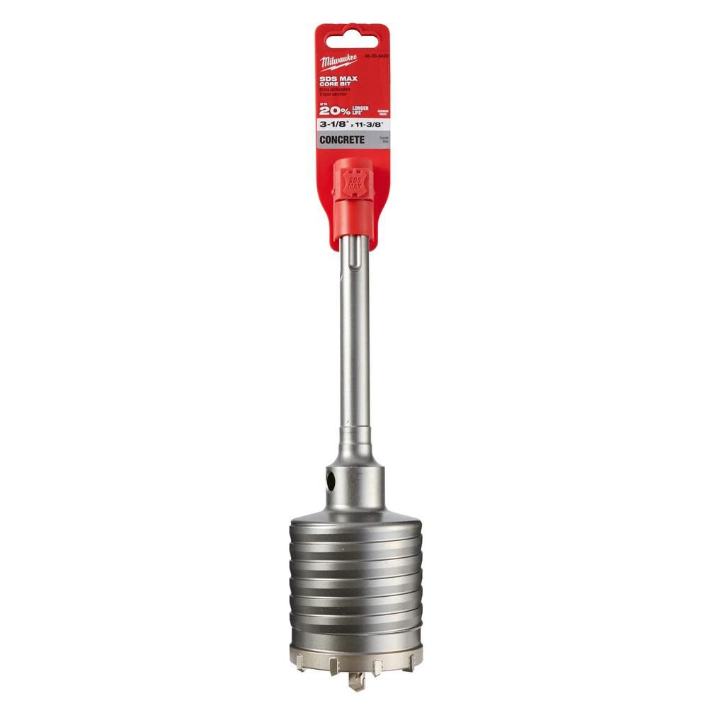 Milwaukee 3-1/8 in. x 11-3/8 in. SDS-Max Core Bit 48-20-5420 from Milwaukee