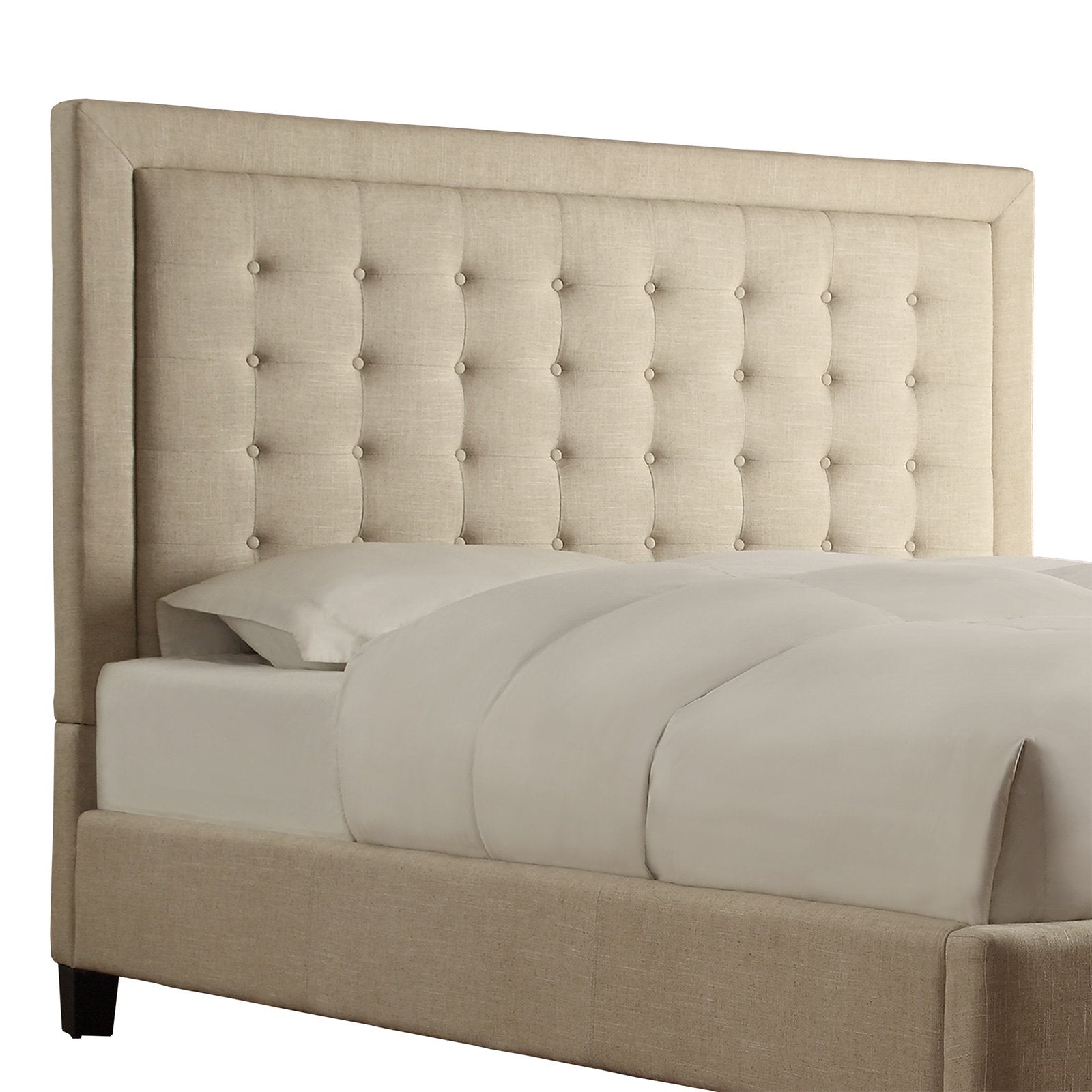 Weston Home Leyton Upholstered Low Profile Bed