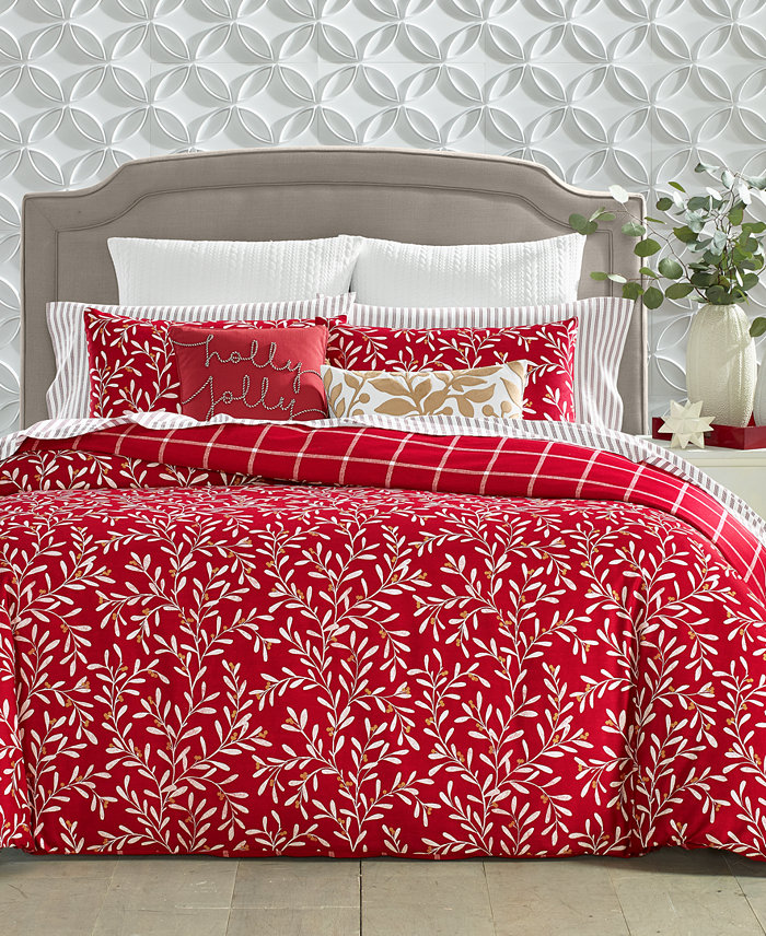 Charter Club Winterberry Duvet Cover Set