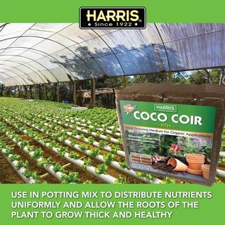 Harris 36 Gal. Expanding Coco Coir Pith (16 Brick4-Pack) and 8 Dry Qt. Premium Horticultural Perlite 4COCO4-PERL8