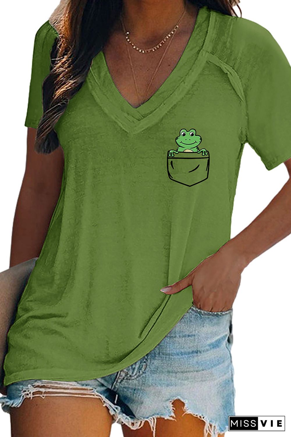 Pocket Frog Graphic Tee