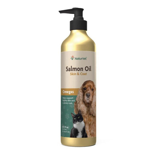 NaturVet Salmon Oil for Dogs and Cats