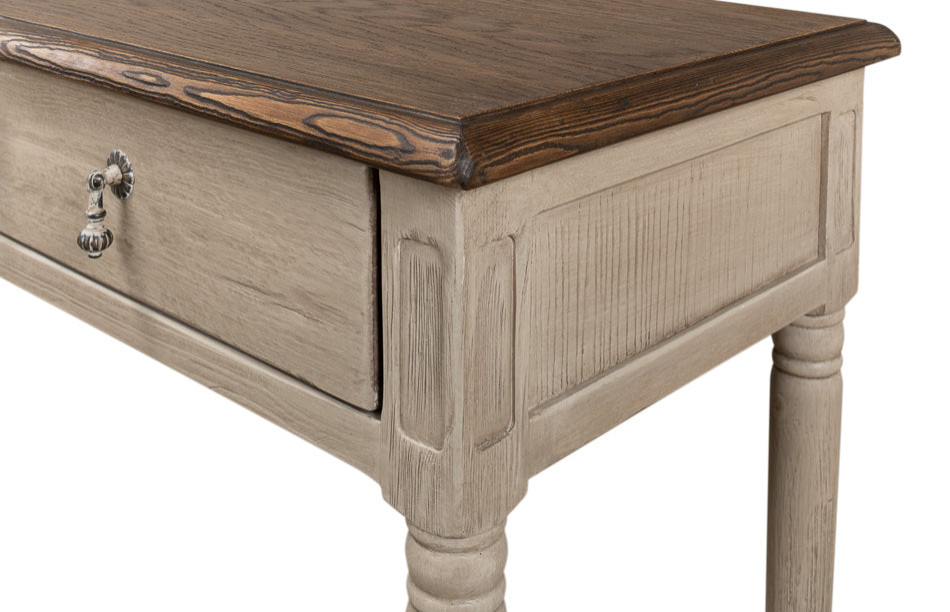 Asher Console Table With Drawers Reclaimed Wood   Transitional   Console Tables   by Sideboards and Things  Houzz