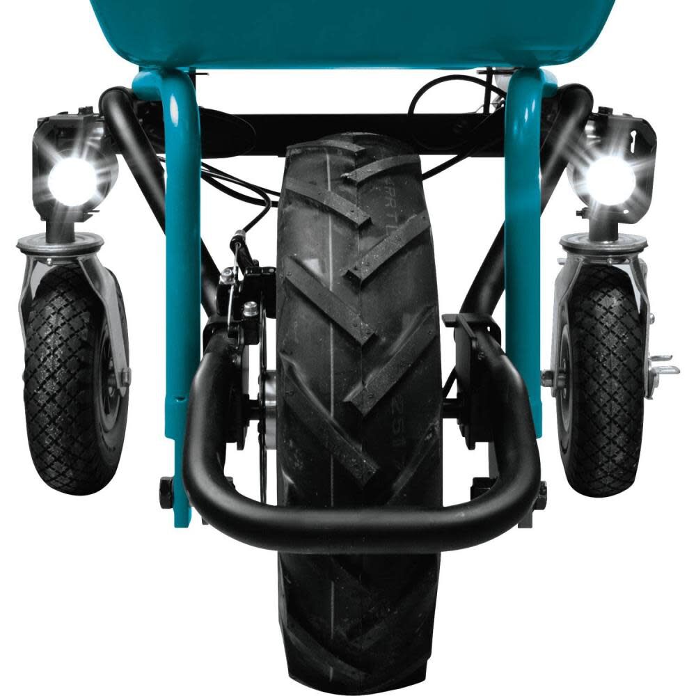 Makita 18V X2 LXT Brushless Cordless Power-Assisted Hand Truck/Wheelbarrow Kit with Bucket (5.0Ah) XUC01PTX1 from Makita