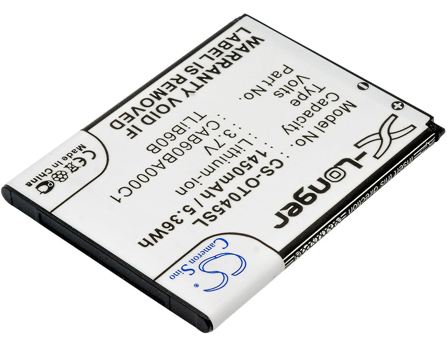 Alcatel ADR3045 One Touch Shockwave Replacement Battery BatteryClerkcom Mobile Phone