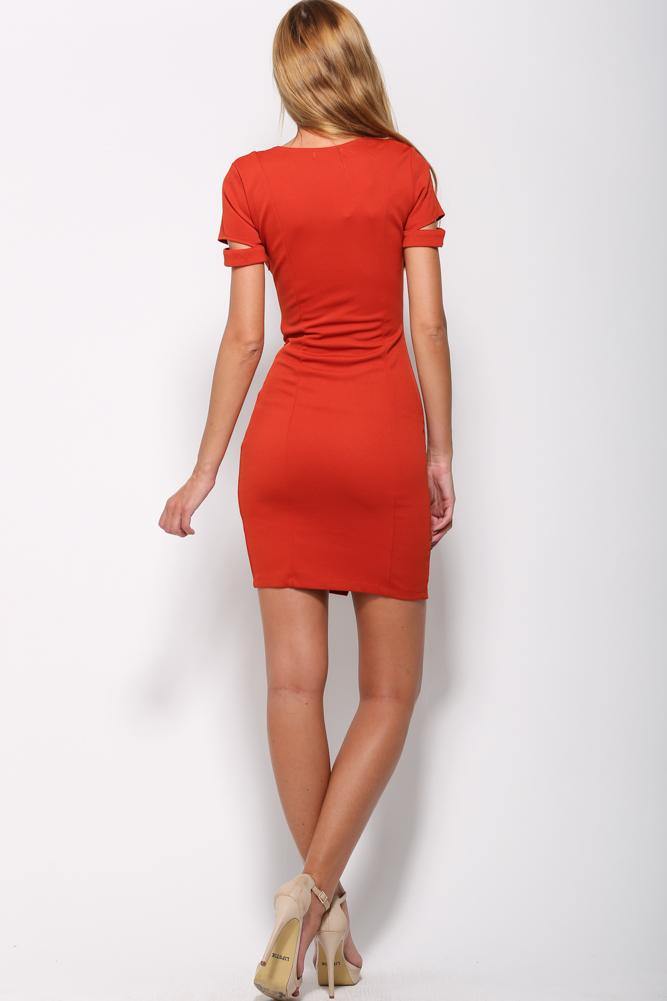 Heat Of The Night Dress Orange