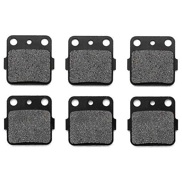 Front + Rear Brake Pads Compatible with 1983-1985 Honda ATC 200 X ATC200X 200X - Non-Metallic Organic NAO Brake Pads Set