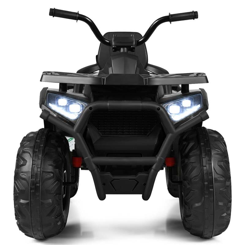 12V Kids Ride-On Electric ATV 4-Wheeler Quad Car Toy with MP3 & LED Lights