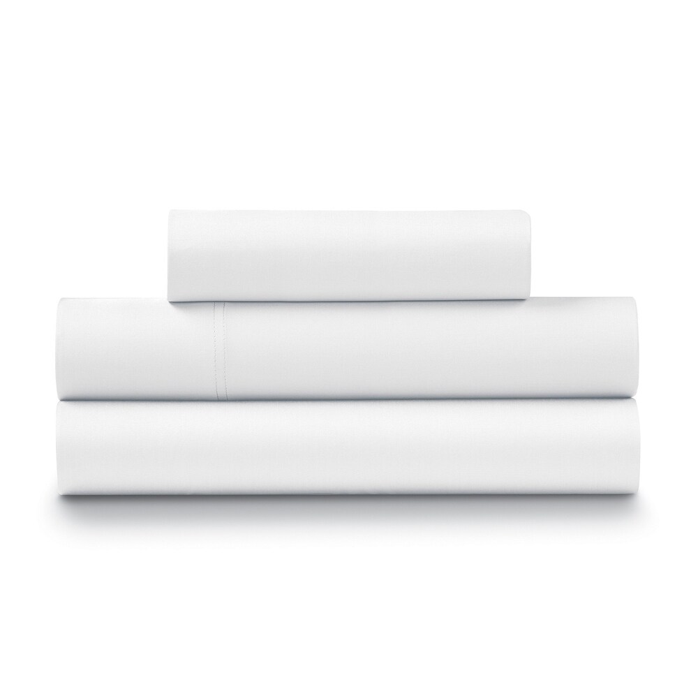 100% Cotton Percale Cool and Crisp Deep Pocket Sheet Set