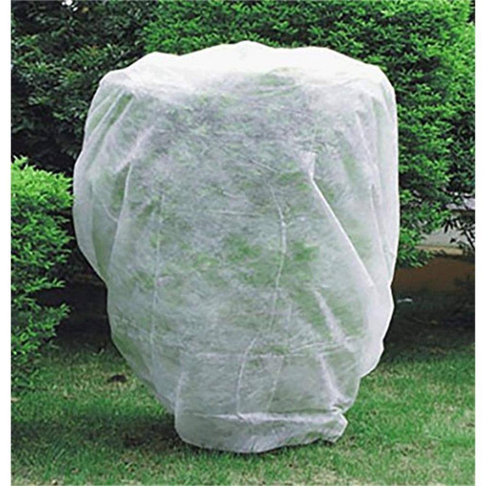 Agfabric 108 in. x 108 in. 0.95 oz. Plant Covers with Zipper Winter Tree Jacket for Frost Protection and Season Extension E09108108WCK