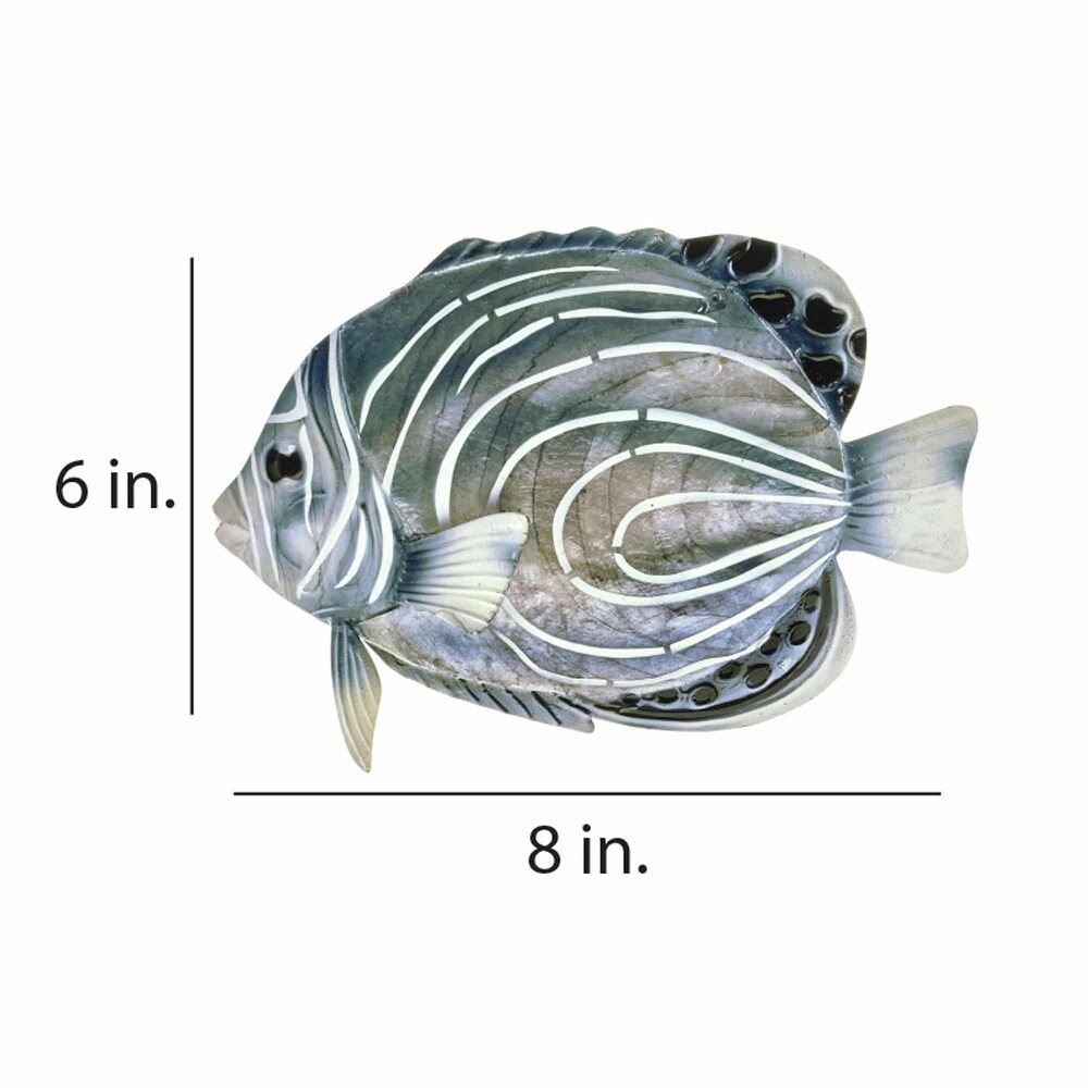 Handmade Koran Angelfish Wall Decor (Philippines)   1 x 8 x 6