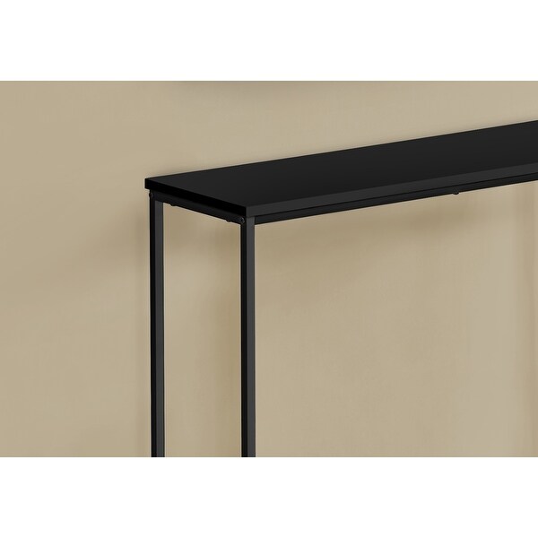 Accent Table， Console， Entryway， Narrow， Sofa， Living Room， Bedroom， Metal， Laminate， Contemporary， Modern