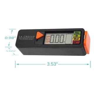 La Crosse Technology Portable Handheld Digital Battery Tester 911-65557-INT