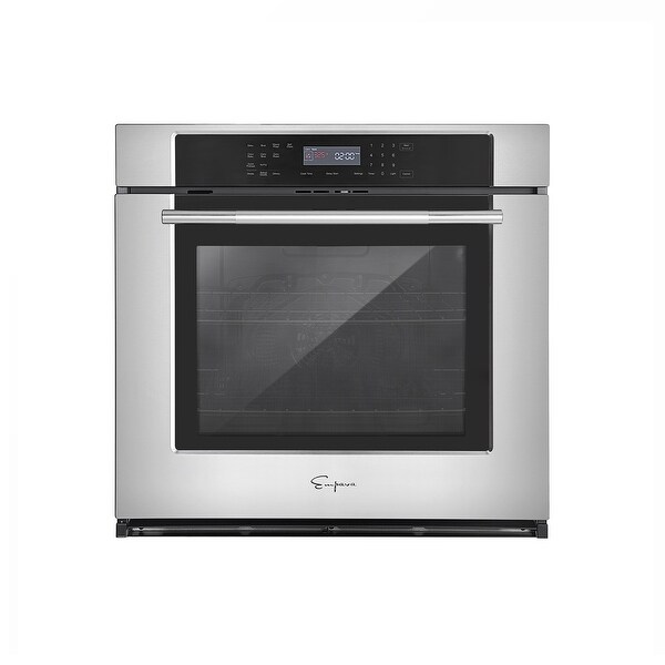 30-inch Electric Single Wall Oven Air Fryer with Self-cleaning Convection Fan