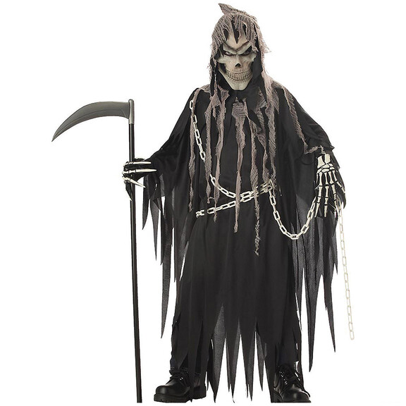 California Costumes Boy's Mr. Grim Costume Large