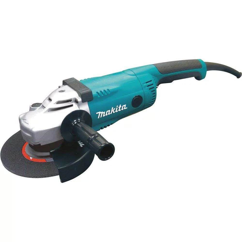 Makita 15 Amp 7 in. Corded Angle Grinder with Grinding wheel， Side handle and Wheel Guard and#8211; XDC Depot