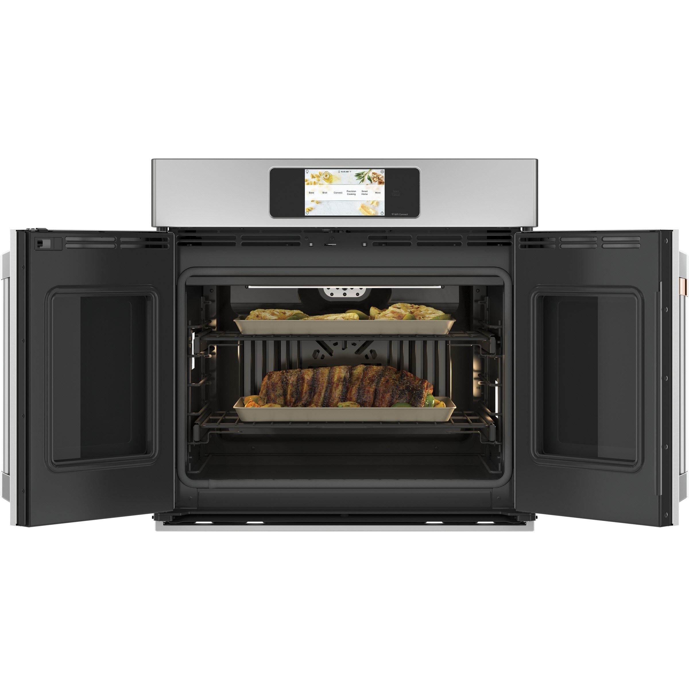 Caf¨¦ 30-inch, 5.0 cu.ft. Built-in Single Wall Oven with True European Convection with Direct Air CTS90FP2NS1