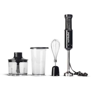 NutriBullet 2-Speed Black Immersion Blender System with Attachments NBI60100