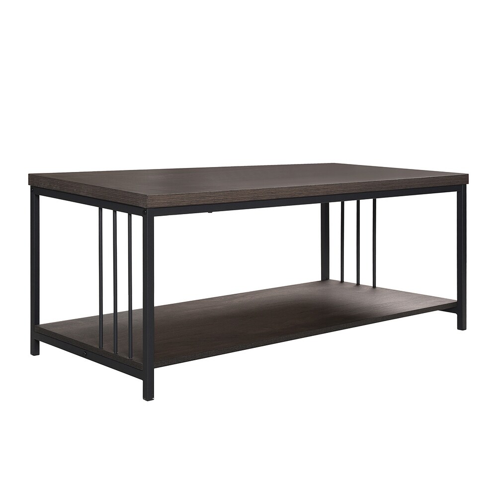 Furniture R Industrial Dark Brown Coffee Table