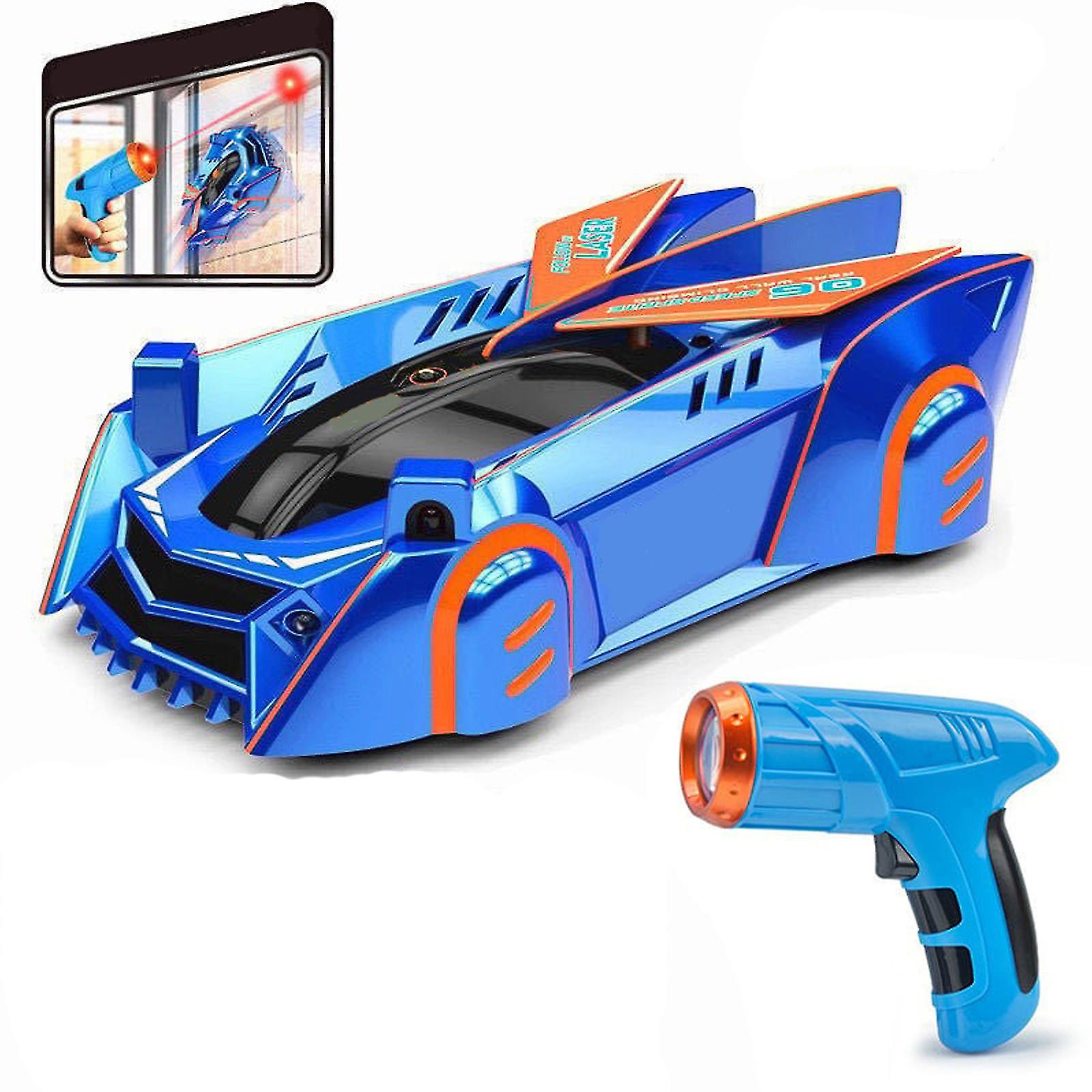 Gravity Laser-guided Wall Climbing Remote Control Cars， 360rotating Stunt Toy Car， Latest Headlights And Taillight