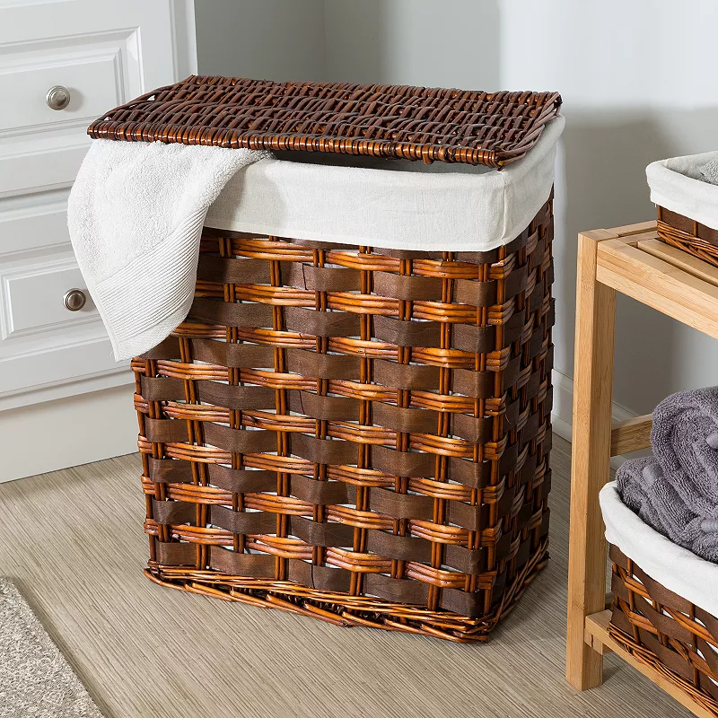 Honey-Can-Do 7-piece Wicker Hamper Set