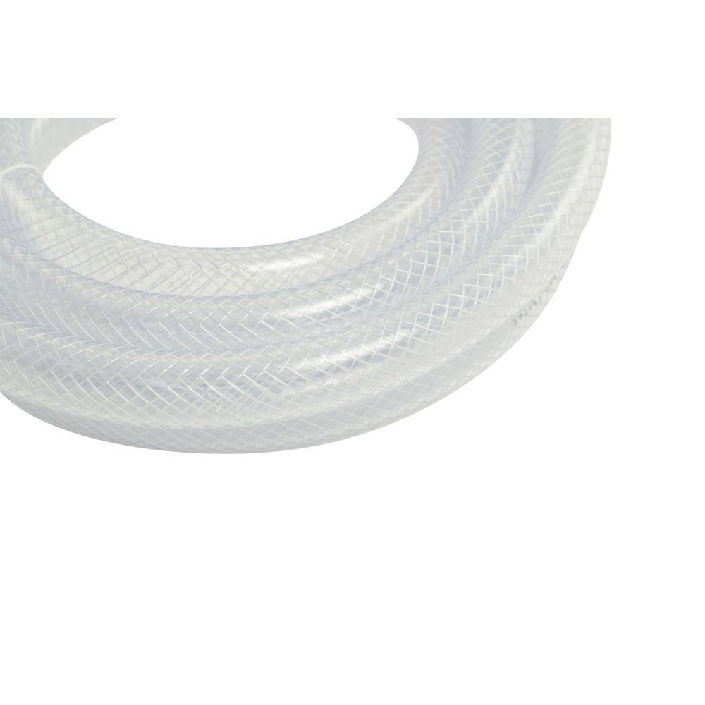 Everbilt 1 in. O.D. x 34 in. I.D. x 10 ft. PVC Braided Vinyl Tube HKP002-PVC004