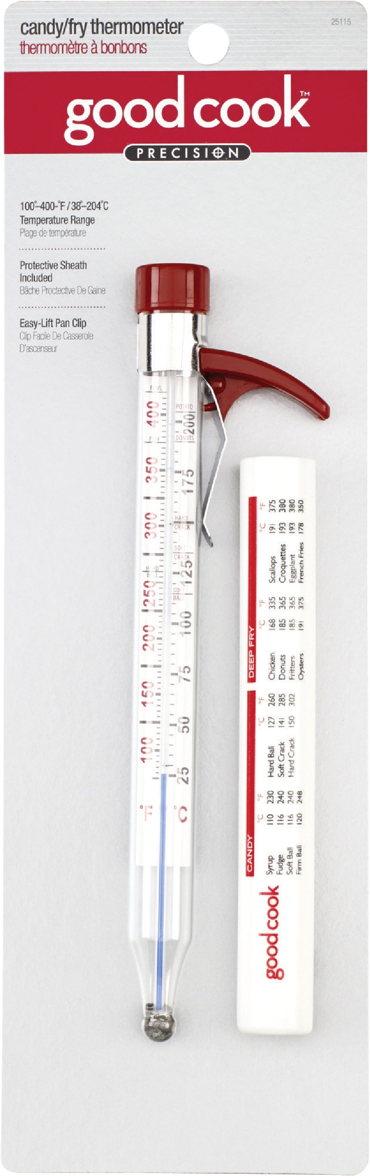 Goodcook Precision Candy Fry Thermometer 11.7 In. L.