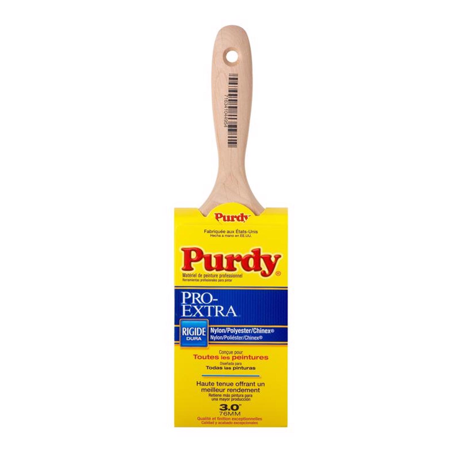 Purdy Pro-Extra Swan 3 in. Stiff Flat Wall Brush