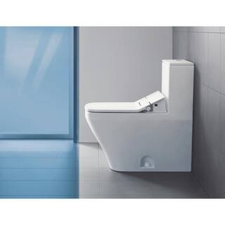 Duravit SensoWash Slim Electric Bidet Seat for Elongated Toilet in White 611200001001300