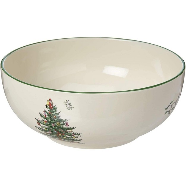 Spode Christmas Tree Large Round Bowl 10 Inch