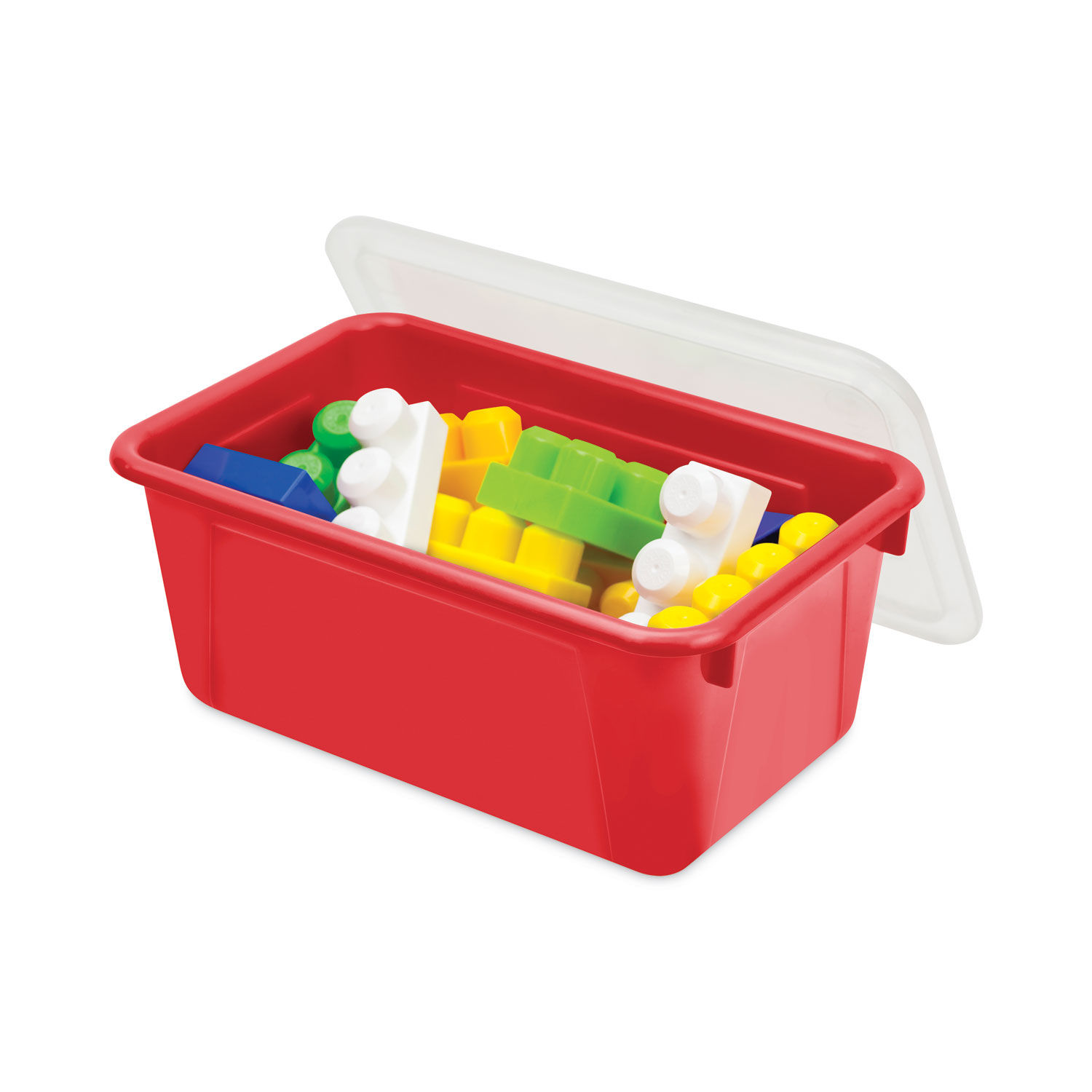 Cubby Bins with Clear Lids by Storex STX62407U06C