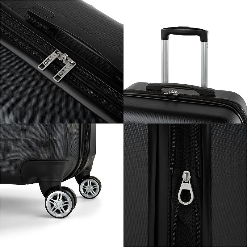 Stone Mountain Diamonds 3-Piece Hardside Spinner Luggage Set