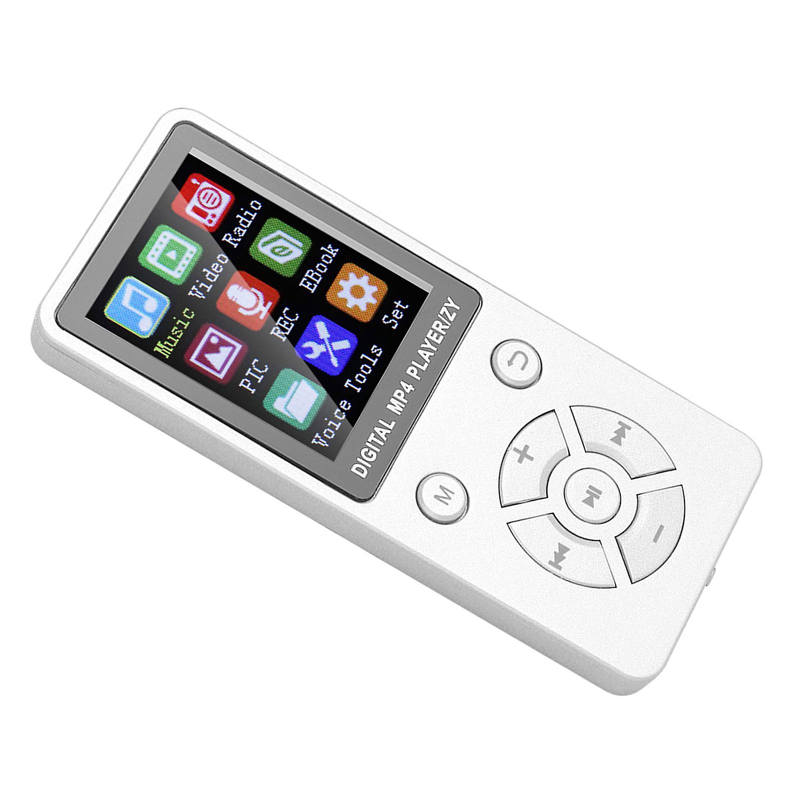 T1 Music Mp3 Player Bluetooth Support 32g Memory Eightdiagram Tactics Buttons White