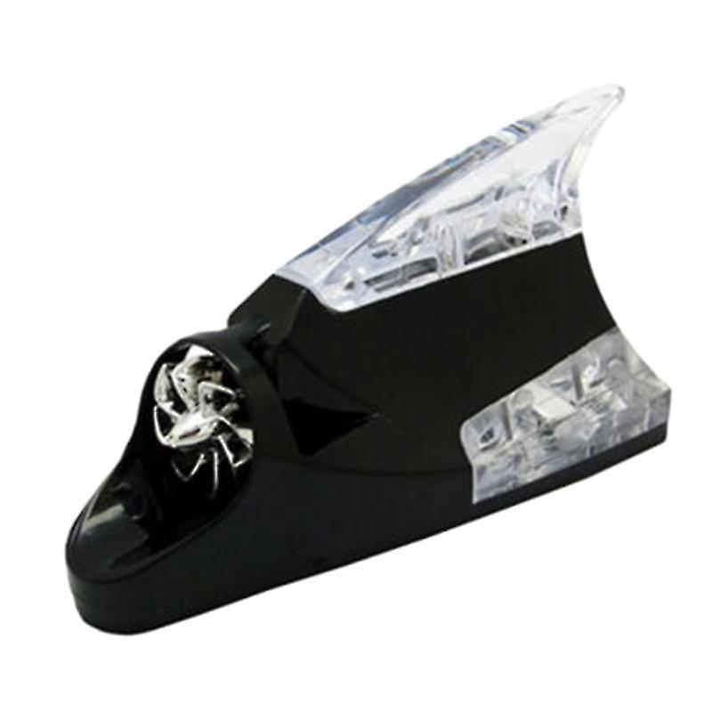 Creative Wind Power Led Light Atmosphere Light Shark Fin Antenna Warning Flash Lamp Car-styling Ext