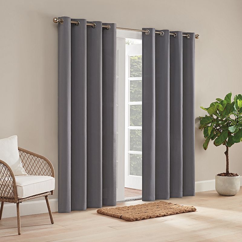 Waverly Hampton Indoor/Outdoor Solid Window Curtain