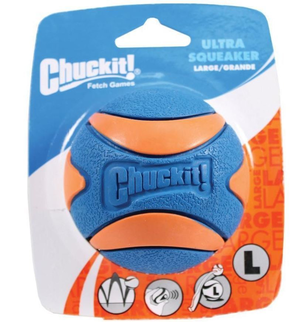 Chuckit! Ultra Squeaker Ball Dog Toy， Large