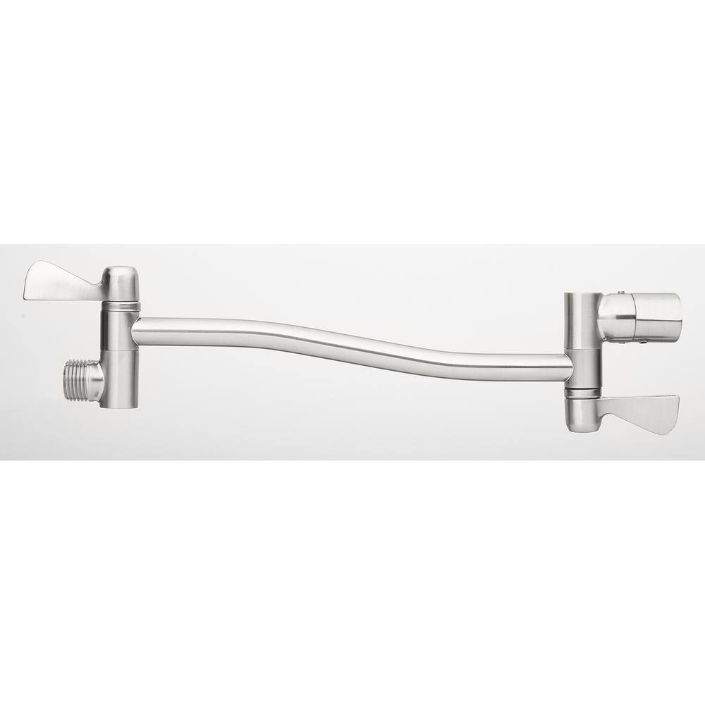 Glacier Bay Swing-Style Shower Arm Brushed Nickel 3075-511