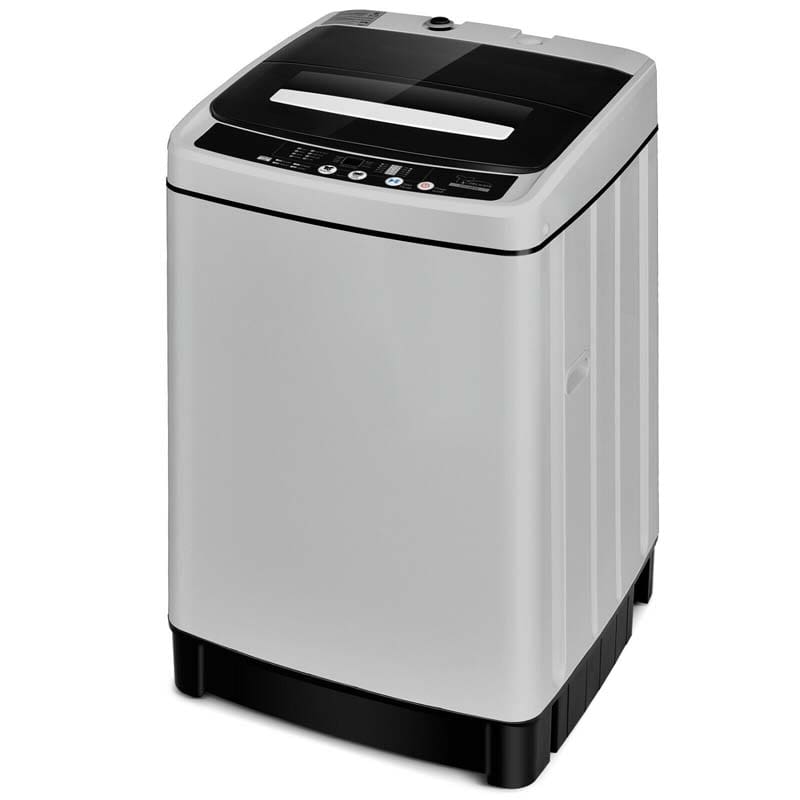 11 LBS Full-Automatic Portable Washing Machine, Top Load All In One Washer Dryer Combo