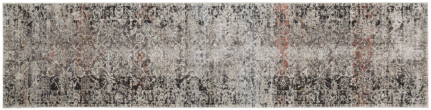 Ennis Blue and Gray Rug by BD Fine