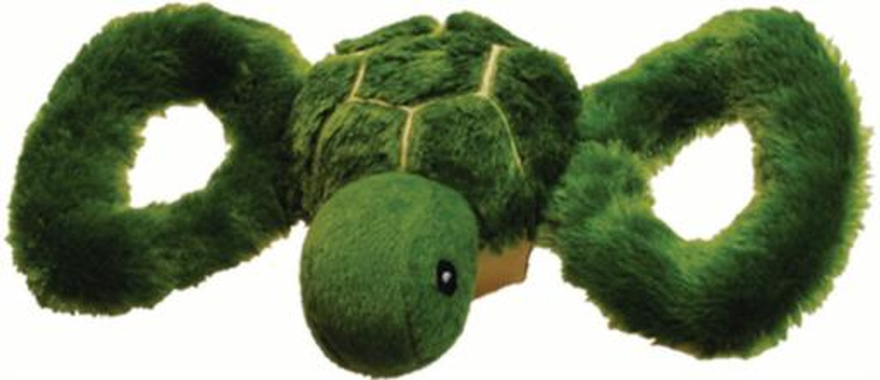 Jolly Pets Tug-A-Mals Turtle Dog Toy， Small