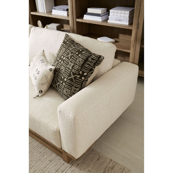 Floating Track Uph White Brown Sofa